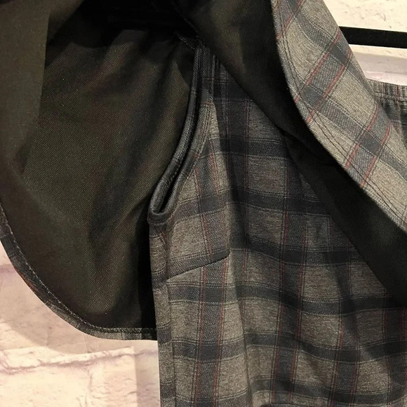 Lulus Small Town‎ Girl Grey Plaid Off-the-Shoulder Bodycon Dress Size XL New - Picture 7 of 11